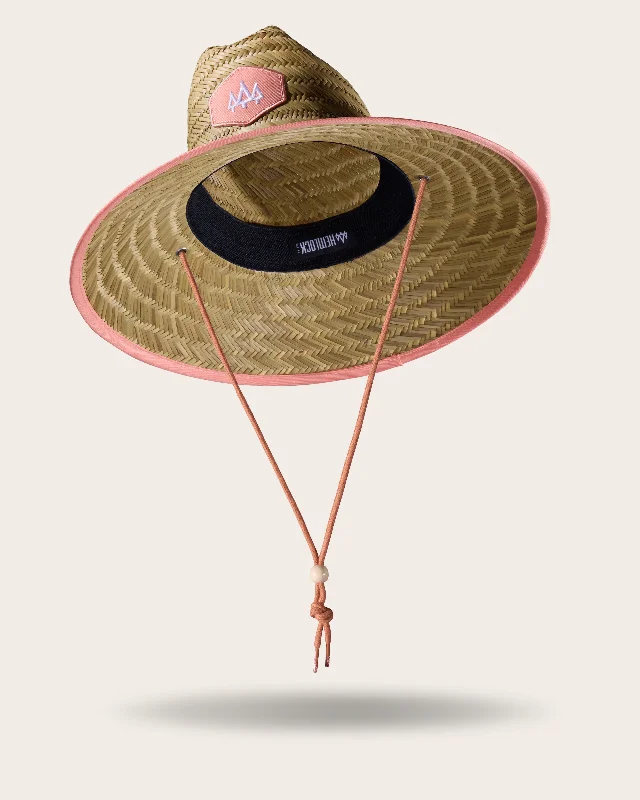 Cute straw hat for kids with vibrant colors and playful designs -Guava