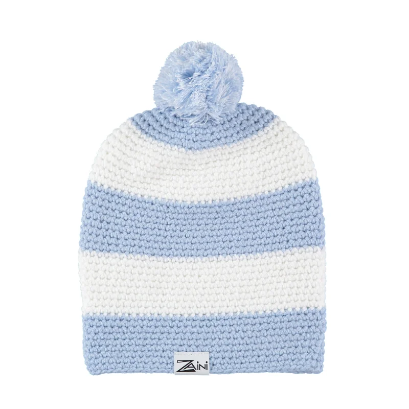 Classic cap with subtle tonal embroidery -Man City Kids Beanie Bobble Hat