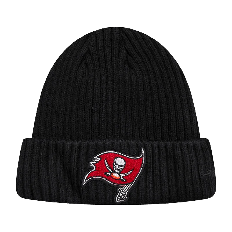 Denim cap with faded wash texture -NFL TAMPA BAY BUCCANEERS MASH UP BEANIE (BLACK)