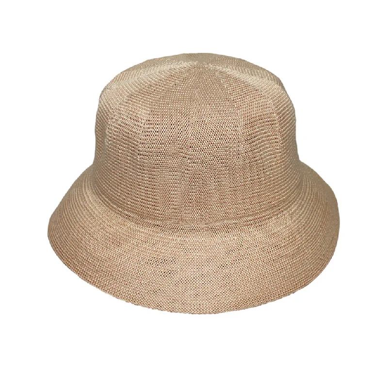 Maximalist Bucket Hat for Bling -Tamzin Bucket Hat - Beige