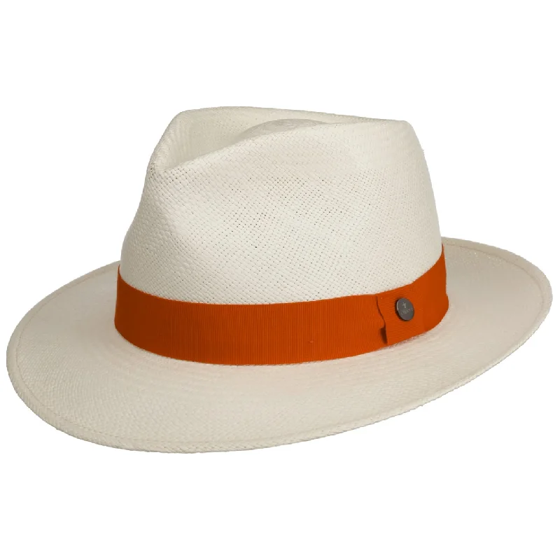 Handmade straw fedora for women with stylish band and chic appearance -All-Day Comfort Panama Hat