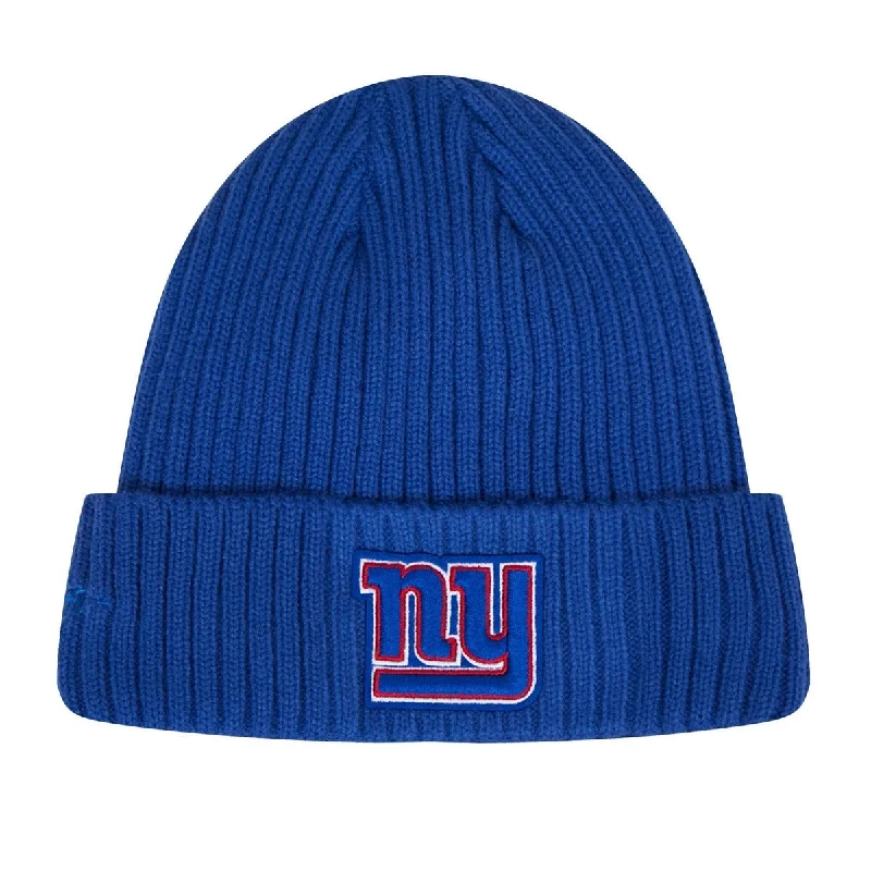 Vintage cap for retro fashion enthusiasts -NFL NEW YORK GIANTS CLASSIC CORE UNISEX BEANIE (DODGER BLUE)