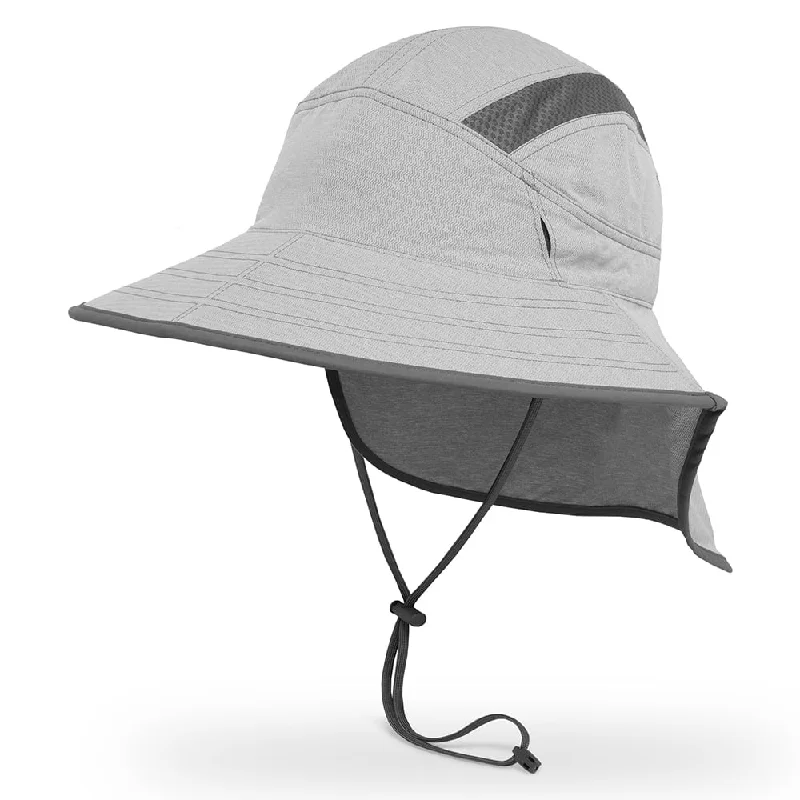 Cute straw hat for kids with vibrant colors and playful designs -Sunday Afternoons Hats Ultra Adventure Water Resistant Sun Hat - Light Grey