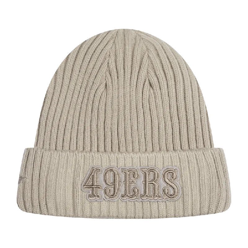 Canvas baseball cap for long-lasting wear -NFL SAN FRANCISCO 49ERS NEUTRAL BEANIE (TAUPE)