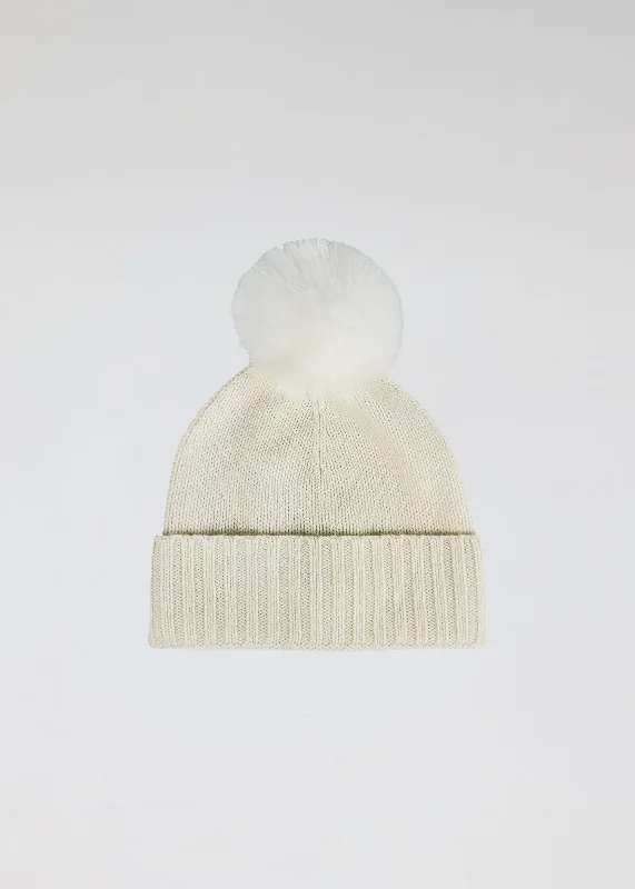 Graphic dad cap for quirky personality shine -Classic Cashmere Slouchy Beanie with Pom