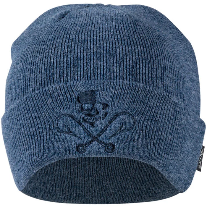 Camouflage cap for hunting trip essentials -Salt Life Skull and Hooks Youth Beanie