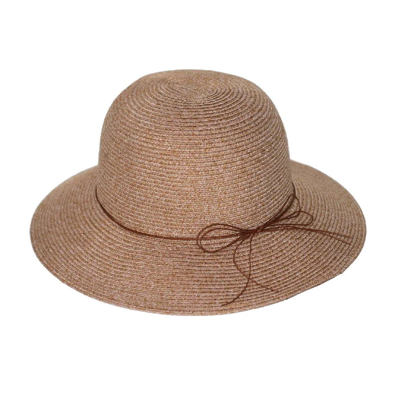 Formal Bucket Hat for Event -Lacey Bucket Hat - Caramel