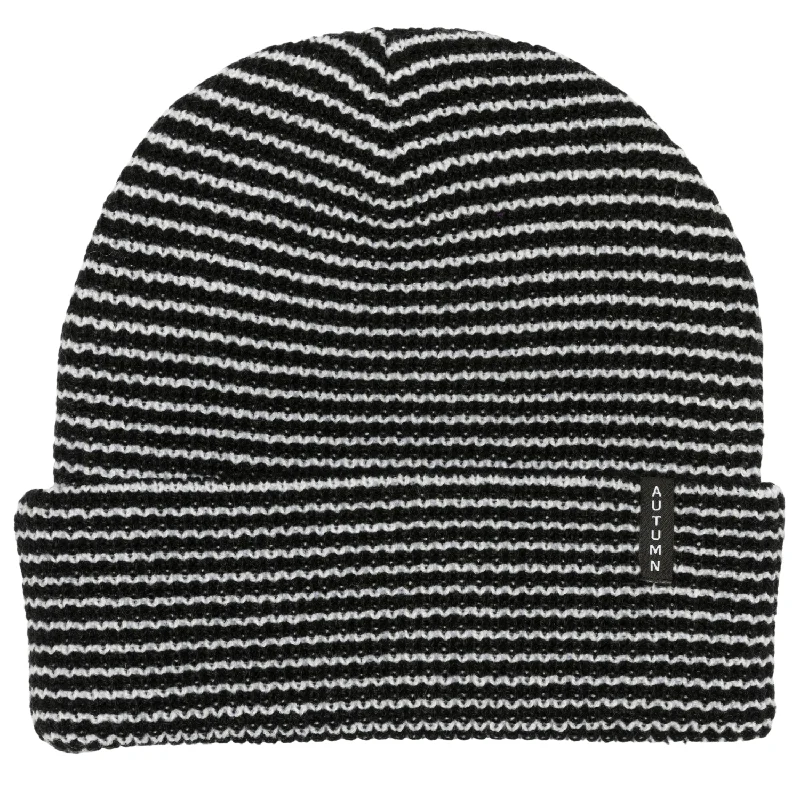 Bright cap for fun festival outfits -Autumn Stripe Beanie 2024