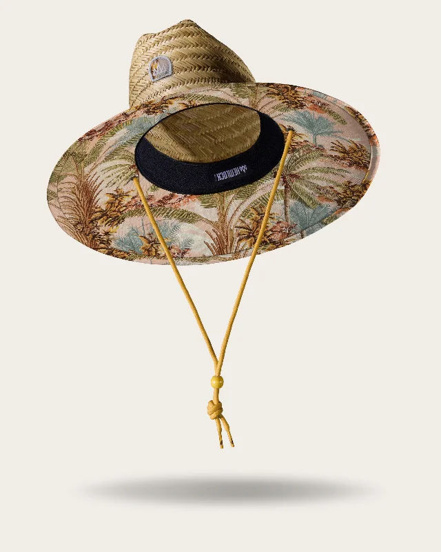 Comfortable straw hat for women with wide brim and adjustable fit -Casablanca