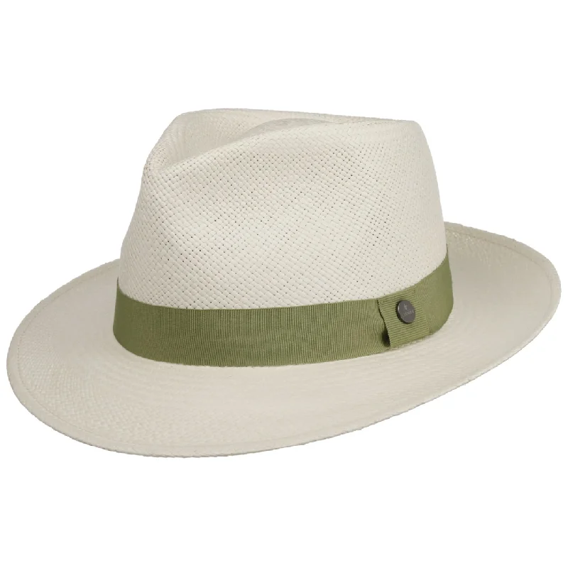 Wide-brim straw sun hat for women with UV protection for beach days -Lightweight Panama Adventure Hat