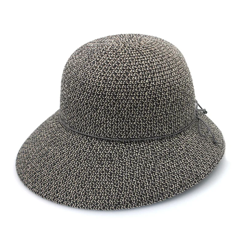 Gothic Bucket Hat with Dark Tone -Ora Bucket Hat - Charcoal