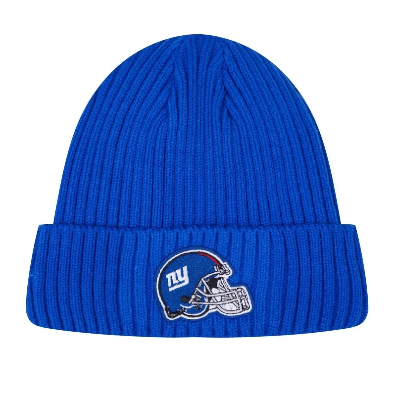 Minimal snapback cap for clean urban style -NFL NEW YORK GIANTS MASHUP UNISEX BEANIE (DODGER BLUE)