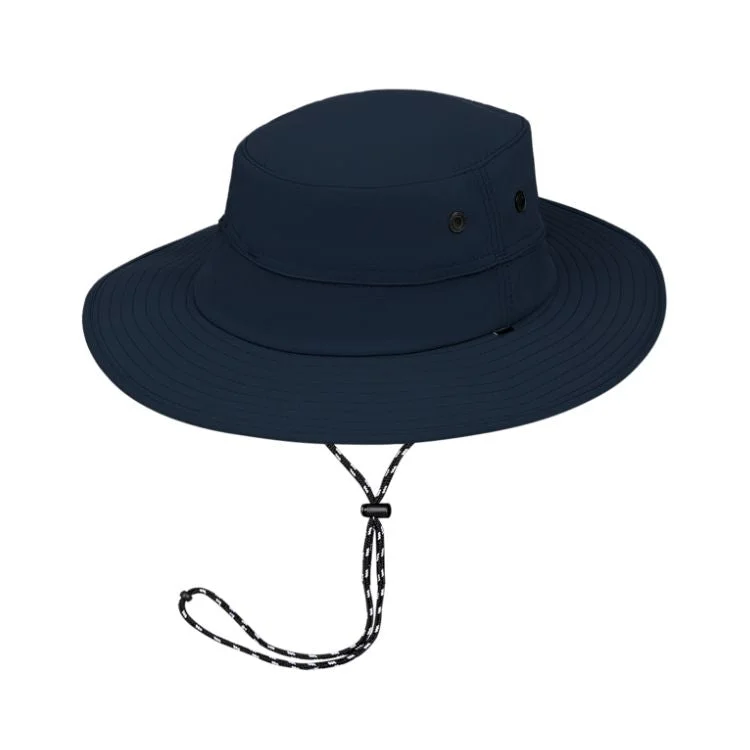 Nylon Bucket Hat for Travel -Kooringal Mens Mid Brim Overland - Navy