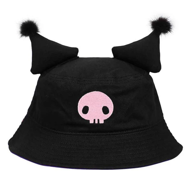 Valentine's Day Bucket Hat for Romance -Kuromi 3D Cosplay Bucket Hat