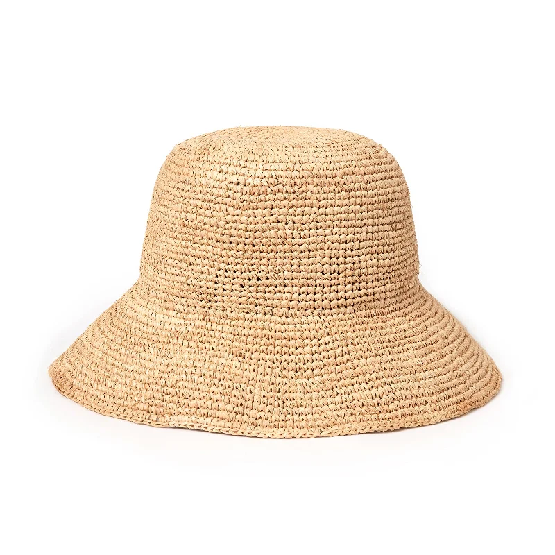 Minimalist Bucket Hat for Simplicity -Mirabel Bucket Hat - Light Natural